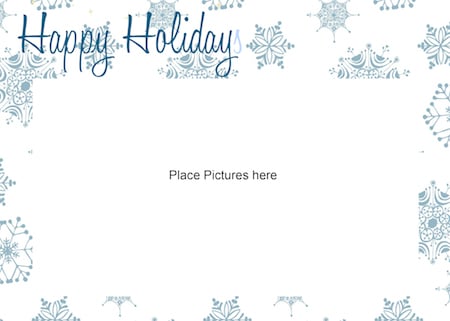 FREE Printable Photo Card Template - Just Print & Add Your Photo ...