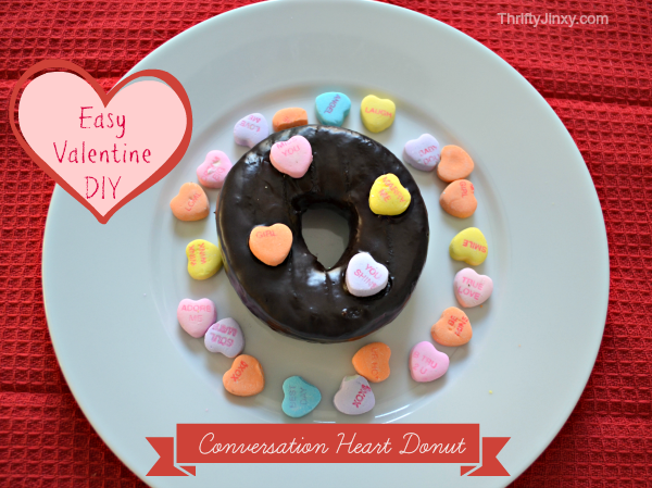 Conversation Heart Donut