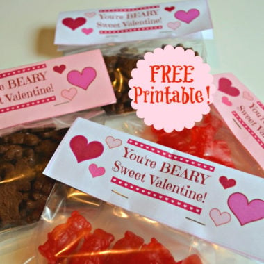 Valentine Treat Bag Toppers