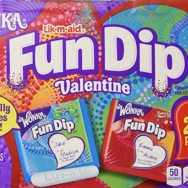 Wonka Fun Dip Valentine Kit