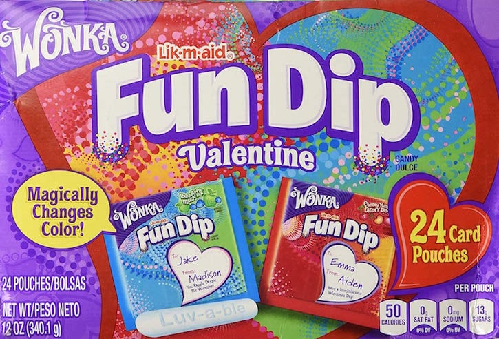 Wonka Fun Dip Valentine Kit