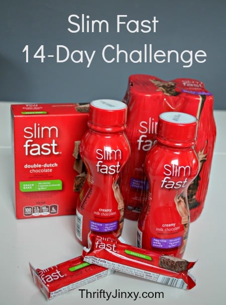 slim fast 14 day challenge nutrition products including bars and shakes