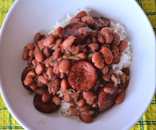 Crockpot-Red-Beans-Rice recipe