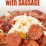 Crockpot Red Beans and Rice with Sausage