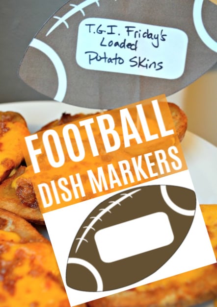 Football Dish Markers