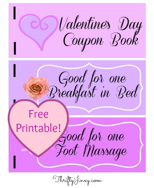 FREE Printable Valentine Coupon Book