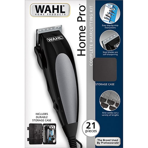 wahl home clippers hair cutting kit from walmart