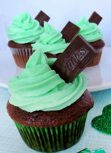 Andes Mint Cupcakes 1