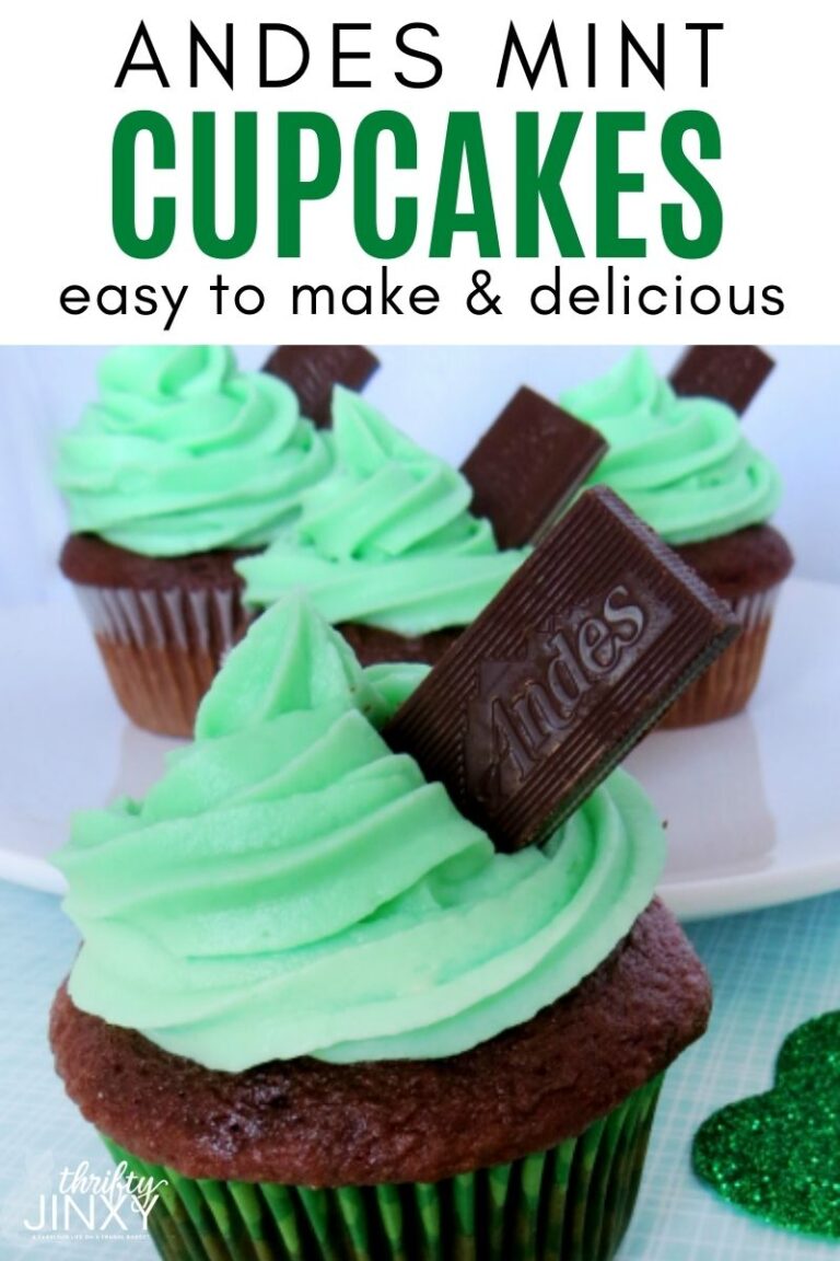 Andes Mint Cupcakes Recipe - Thrifty Jinxy