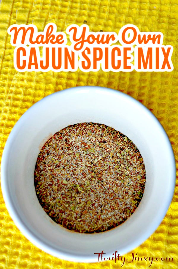 Make Your Own Cajun Seasoning Spice Mix