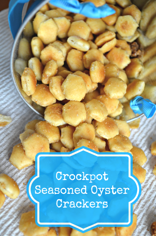 Crockpot Seasoned Oyster Crackers Recipe