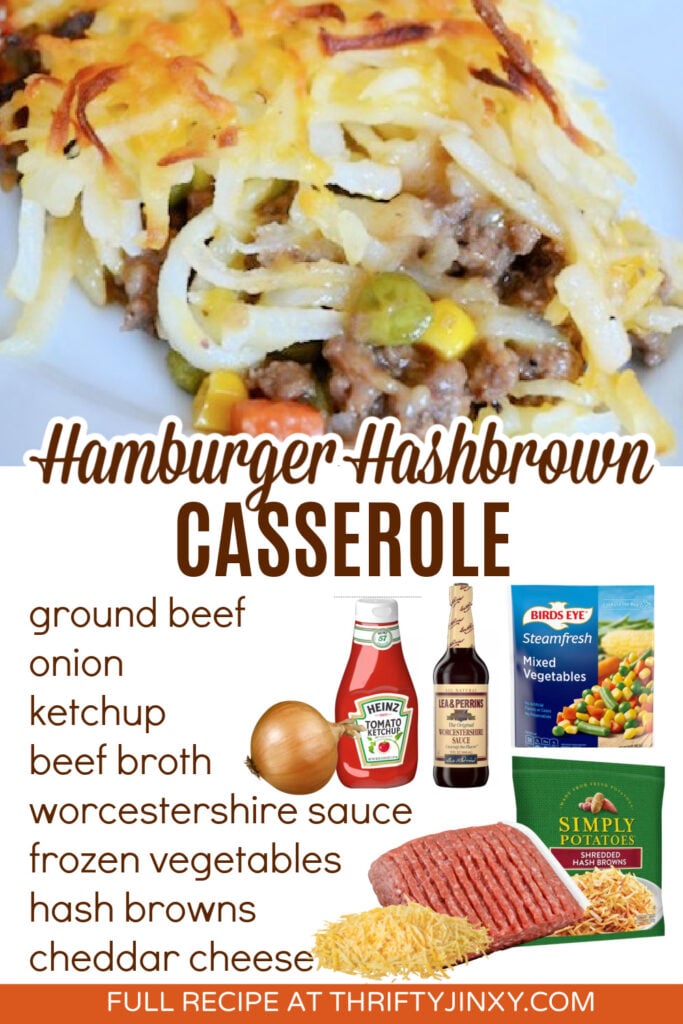 Hamburger Hashbrown Casserole Recipe with Photos