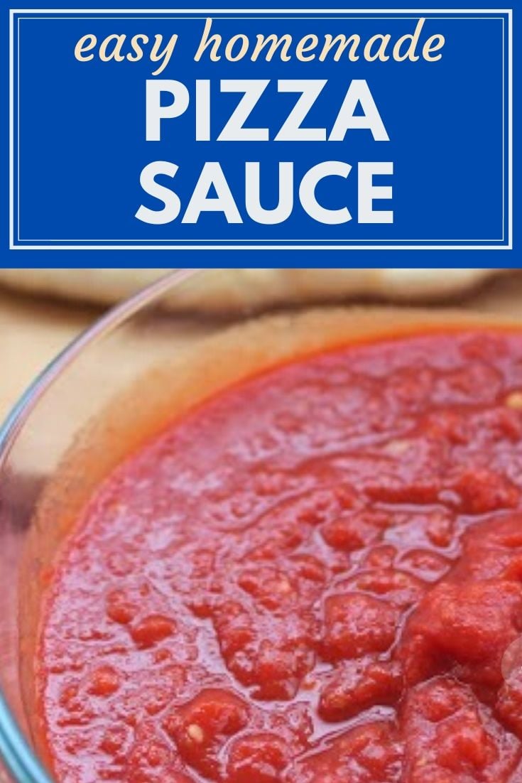 Easy Homemade Pizza Sauce Recipe With Canned Tomatoes Thrifty Jinxy