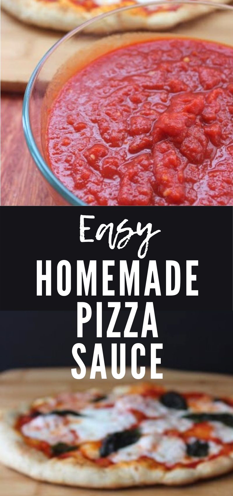Easy Homemade Pizza Sauce Recipe with Canned Tomatoes - Thrifty Jinxy