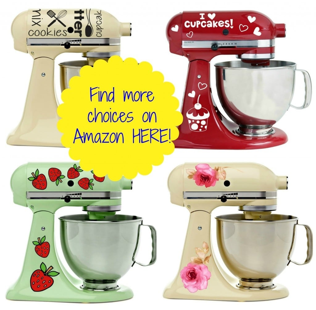 Adorable Vinyl Decals for KitchenAid Mixers - Starting at Only $5.99 Each!  - Thrifty Jinxy