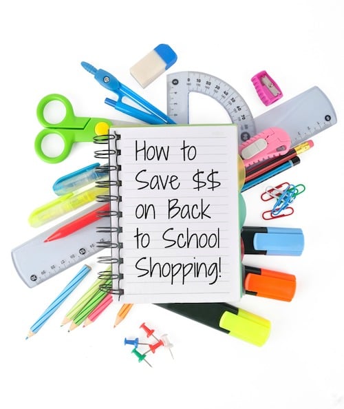 How to Save $$ on Back to School Shopping