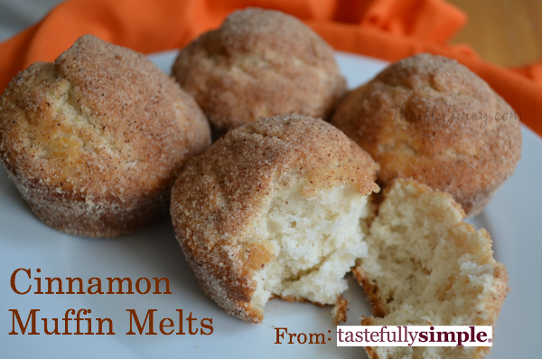 Tastefully SImple Cinnamon Muffin Melt Mix Review