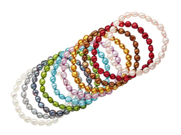 Beautiful Multi-Color Pearl Bracelet Set