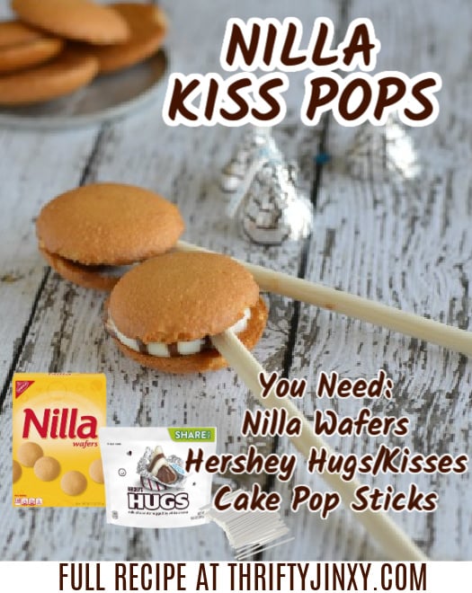 Nilla Kiss Pops with Ingredients