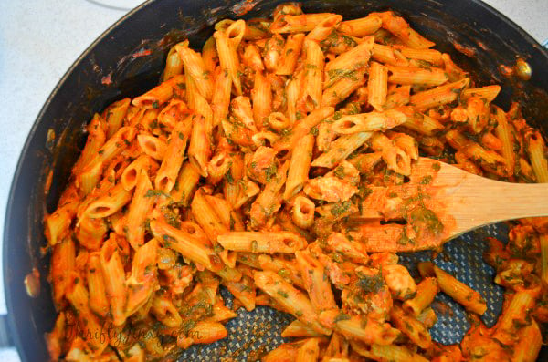 Chicken Pasta Florentine Recipe Skillet