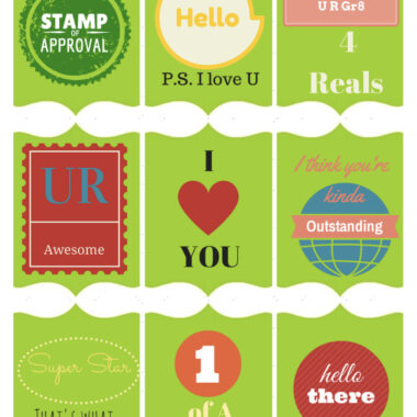 Free Printable Lunchbox Notes for Kids