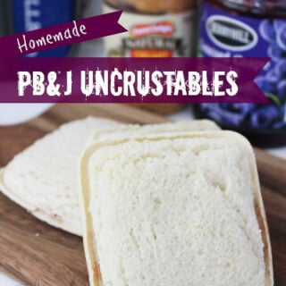 Homemade Uncrustables Peanut Butter and Jelly