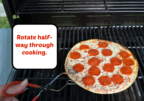 Cooking Frozen Pizza on Grill