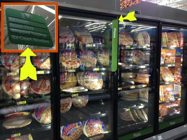 Jack's Pizza in Walmart Freezer Case