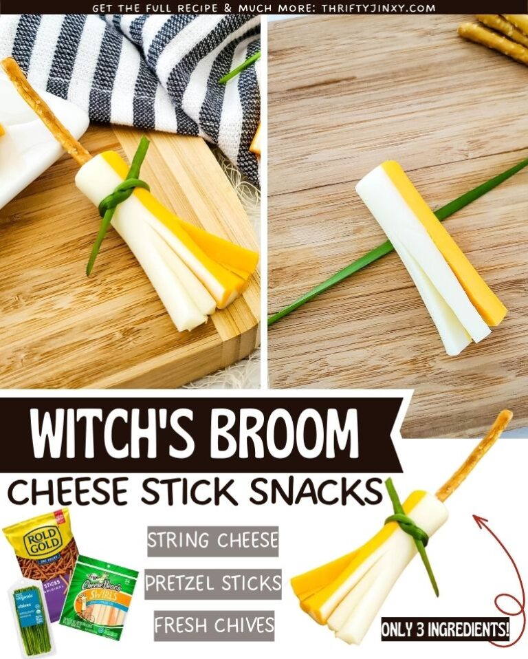 Witch’s Broom Snacks Fun for Halloween! Thrifty Jinxy