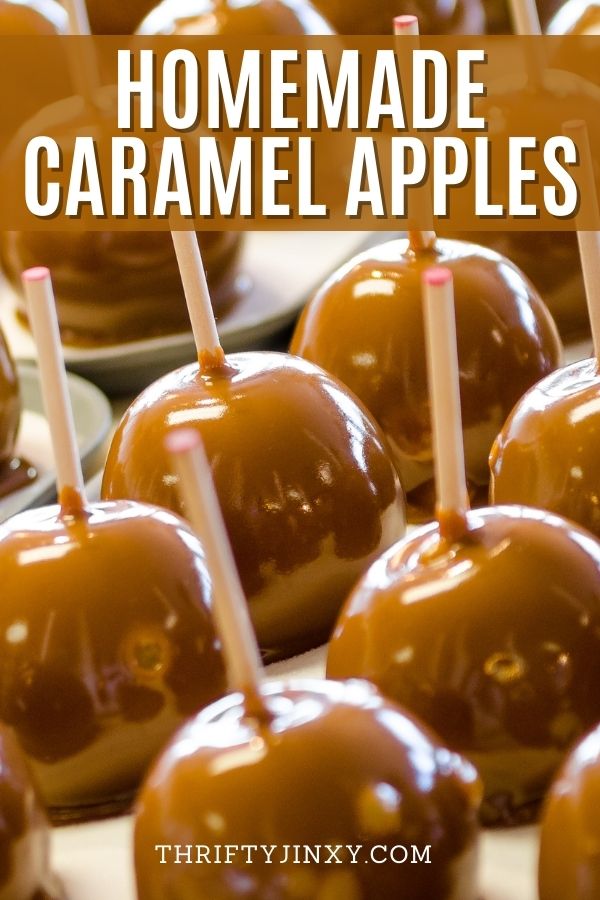 Easy Homemade Caramel Apple Recipe - Thrifty Jinxy