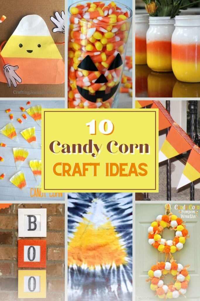 10 Candy Corn Craft Ideas