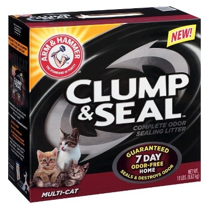 arm and hammer cat litter clump and seal