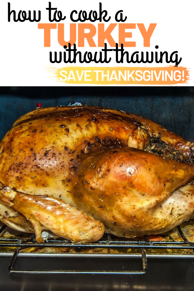 How to Cook a Frozen Turkey without Thawing - Thrifty Jinxy