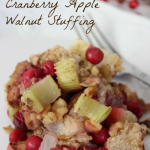 Cranberry Apple Walnut Stuffing Recipe - Thrifty Jinxy