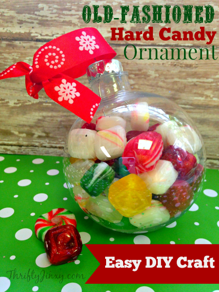 Old-Fashioned Hard Candy Holiday Ornament - Easy DIY Craft Project