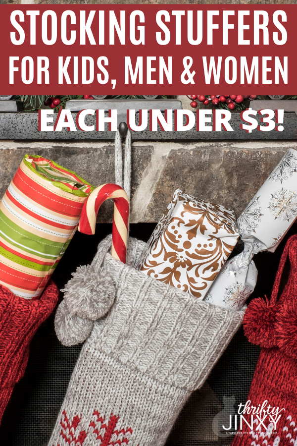 50 Stocking Stuffers Under $3 - Gifts For Kids, Women And Men - Thrifty ...