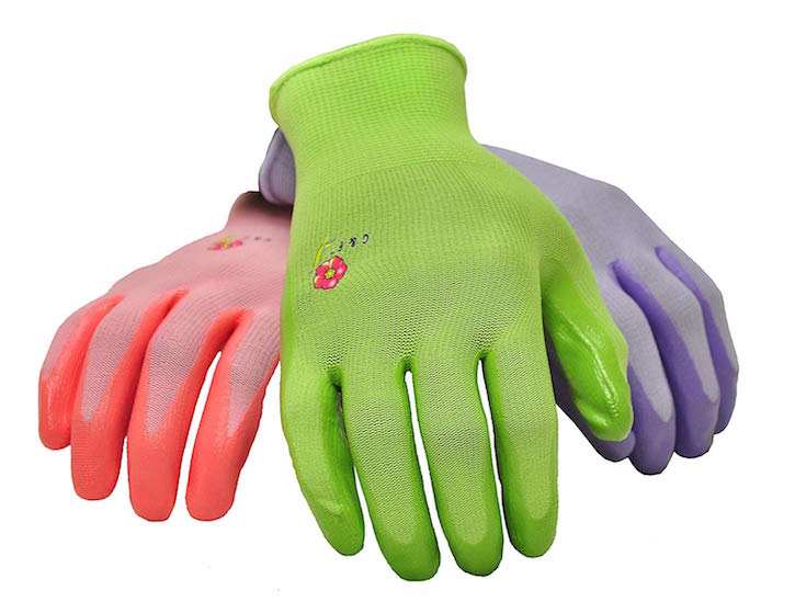 Women's Garden Gloves, nitrile coated