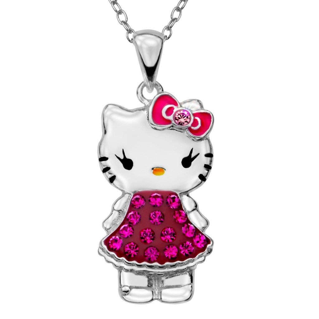 Hello Kitty Swarovski Crystal Necklace