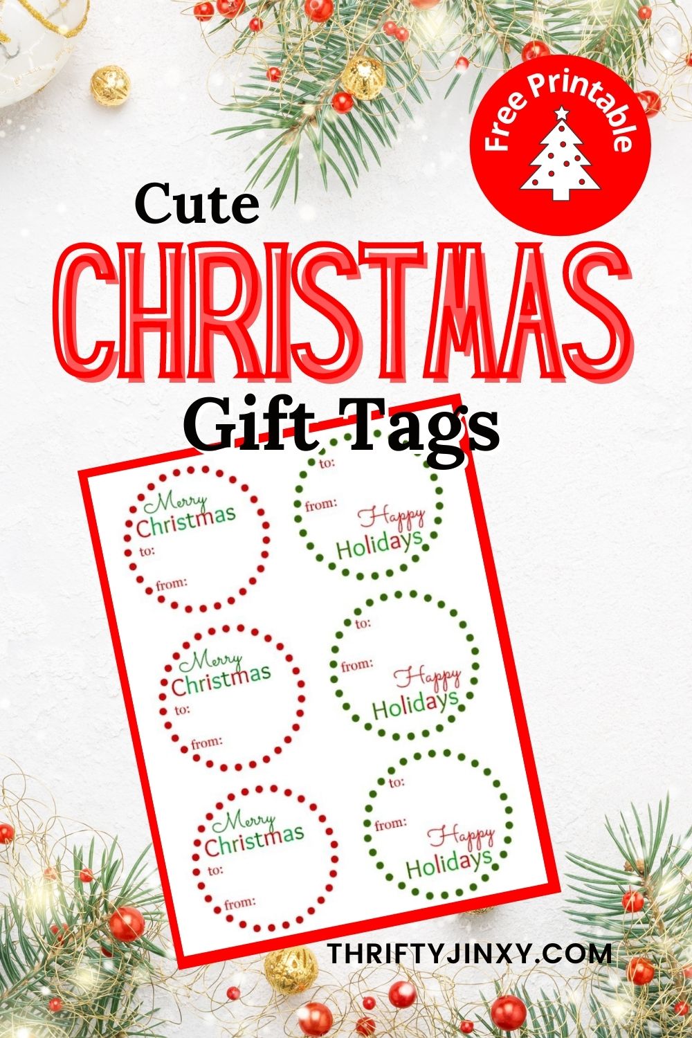 Christmas and Holiday Gift Tags Printable Editable Labels Ornament   Holiday gift tags printable, Christmas gift tags free, Christmas gift tags  printable