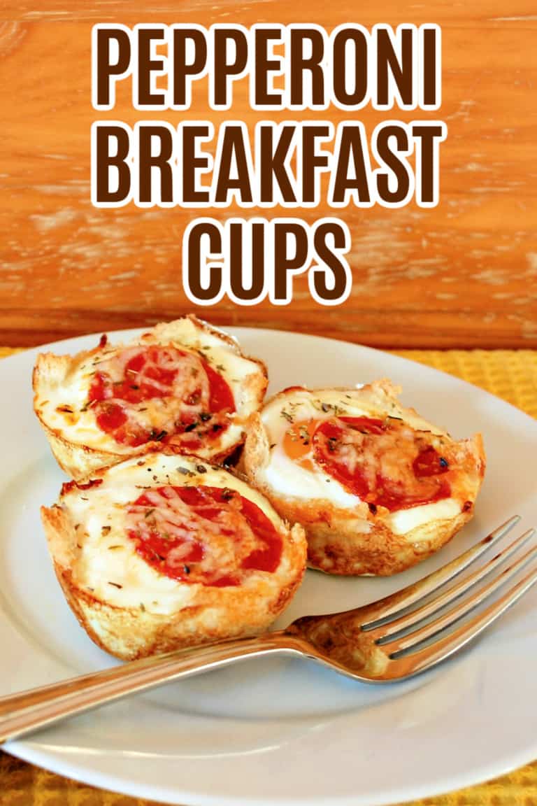 Pepperoni Breakfast Cups Recipe with Hormel Pepperoni Thrifty Jinxy