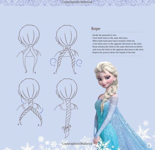 Disney Frozen and Princess Hairstyles - Thrifty Jinxy