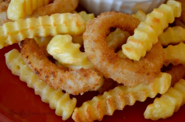 Alexia Crinkle Fries and Onion Rings