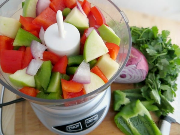 Cranberry Salsa Process