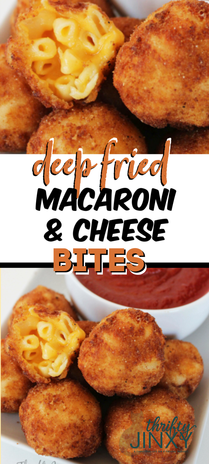 Fried Macaroni and Cheese Bites Recipe Thrifty Jinxy