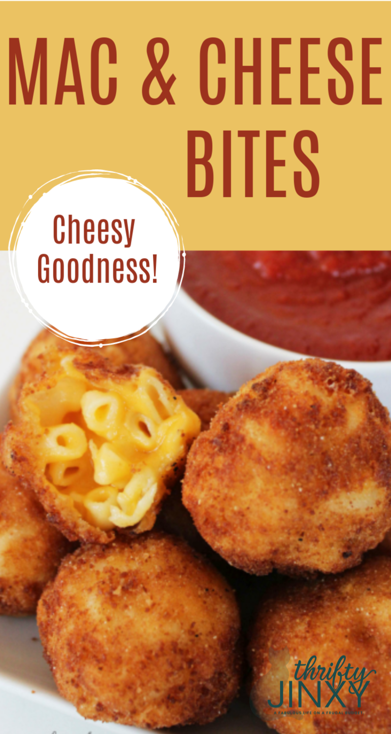 Fried Macaroni and Cheese Bites Recipe - Thrifty Jinxy