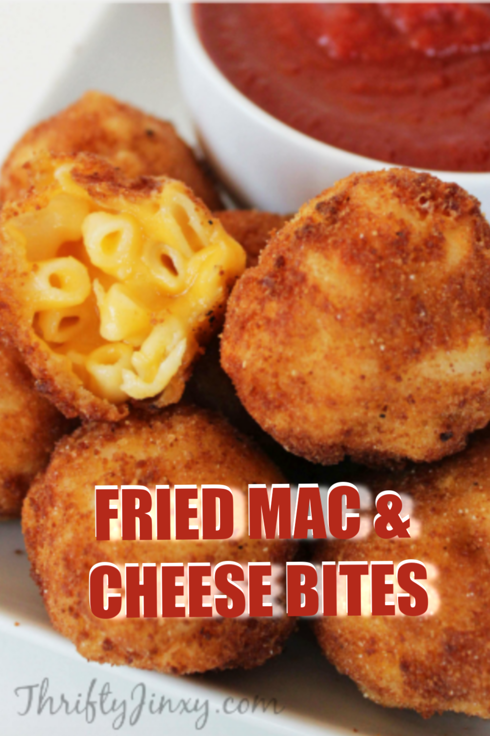 Fried Macaroni And Cheese Bites Recipe - Thrifty Jinxy