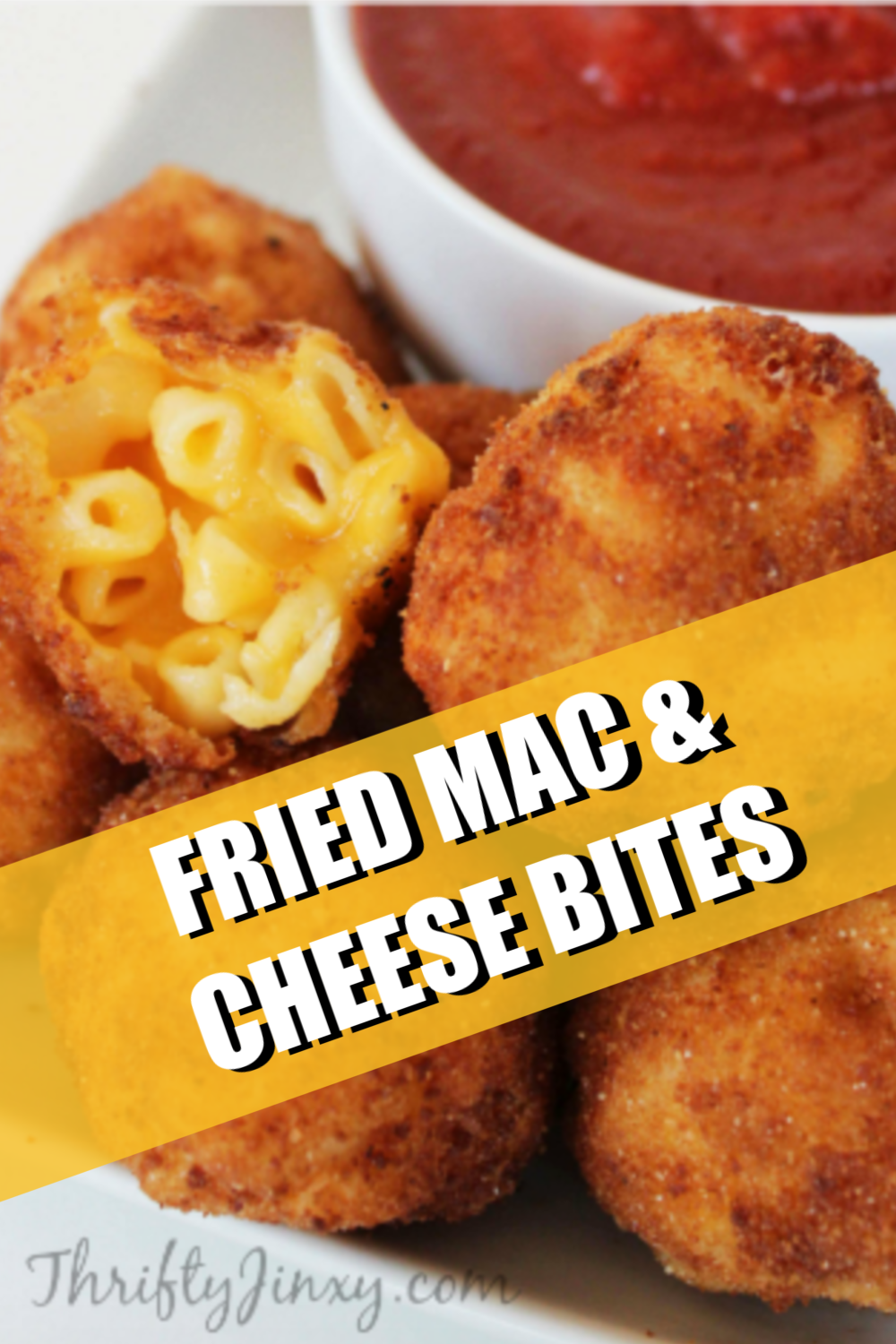 Fried Macaroni and Cheese Bites Recipe - Thrifty Jinxy