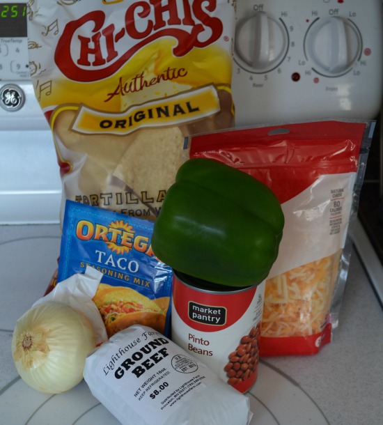 Ground Beef Taco Casserole Ingredients