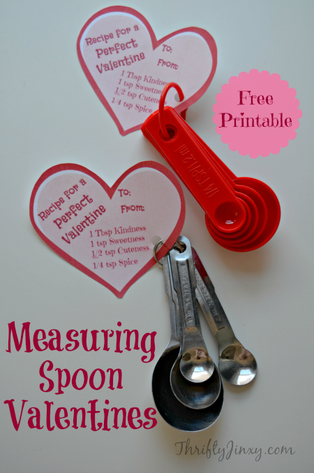 Measuring Spoon Valentine Printable