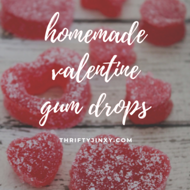 homemade valentine gum drops